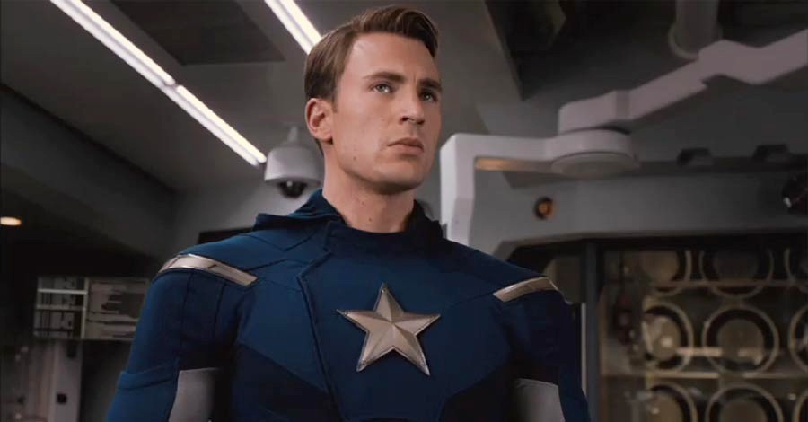 Chris Evans stars as Steve Rogers/Captain America in Walt Disney Pictures' The Avengers (2012)