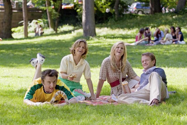 Peter Serafinowicz, Amy Sedaris, Bonnie Somerville and Neil Patrick Harris in PMK*BNC's The Best and the Brightest (2011)