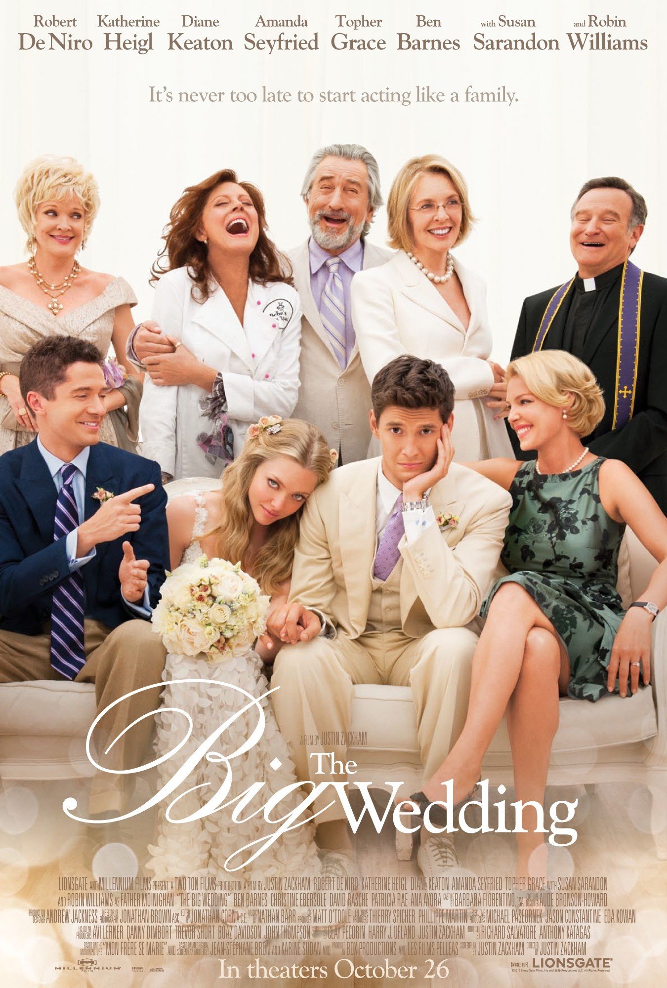 Poster of Lionsgate Films' The Big Wedding (2013)