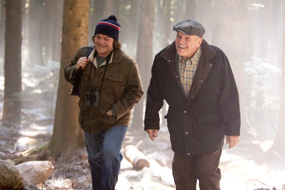 Jack Black stars as Brad Harris and Brian Dennehy stars as Raymond in 20th Century Fox's The Big Year (2011)