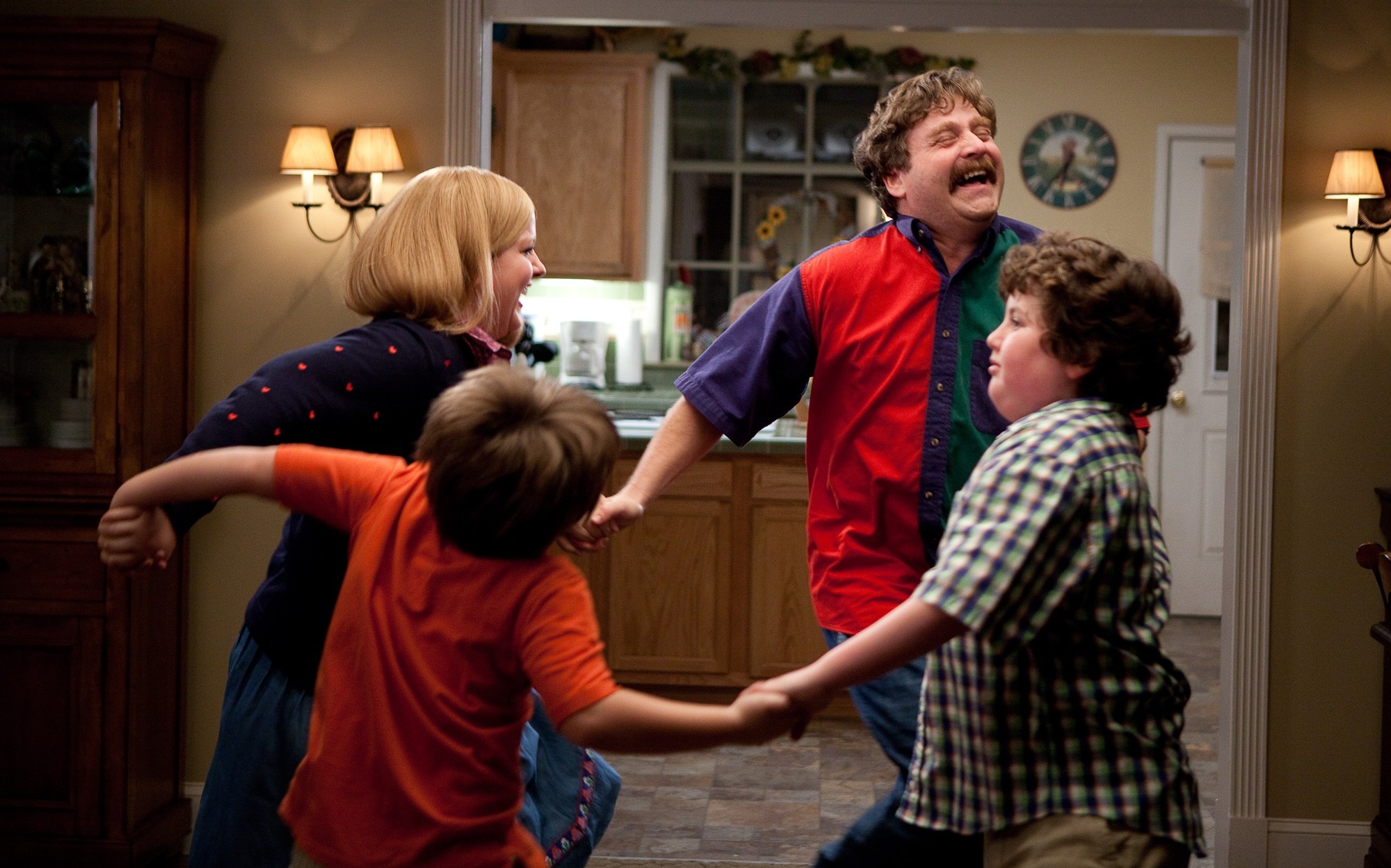 Sarah Baker, Kya Haywood, Zach Galifianakis and Grant Goodman in Warner Bros. Pictures' The Campaign (2012)
