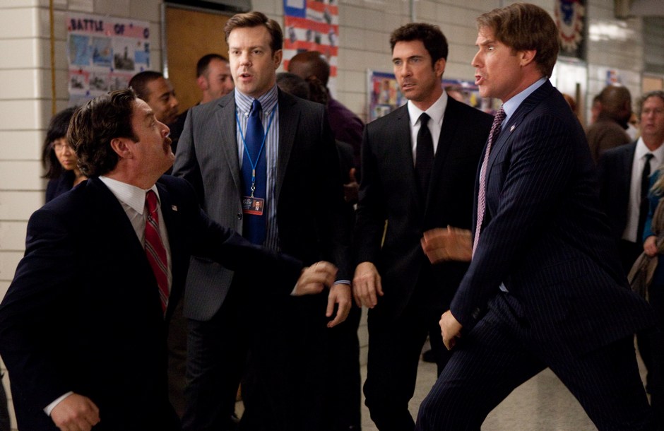 Zach Galifianakis, Jason Sudeikis, Dylan McDermott and Will Ferrell in Warner Bros. Pictures' The Campaign (2012)