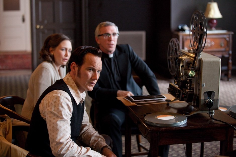 Vera Farmiga, Patrick Wilson and Steve Coulter in Warner Bros. Pictures' The Conjuring (2013)