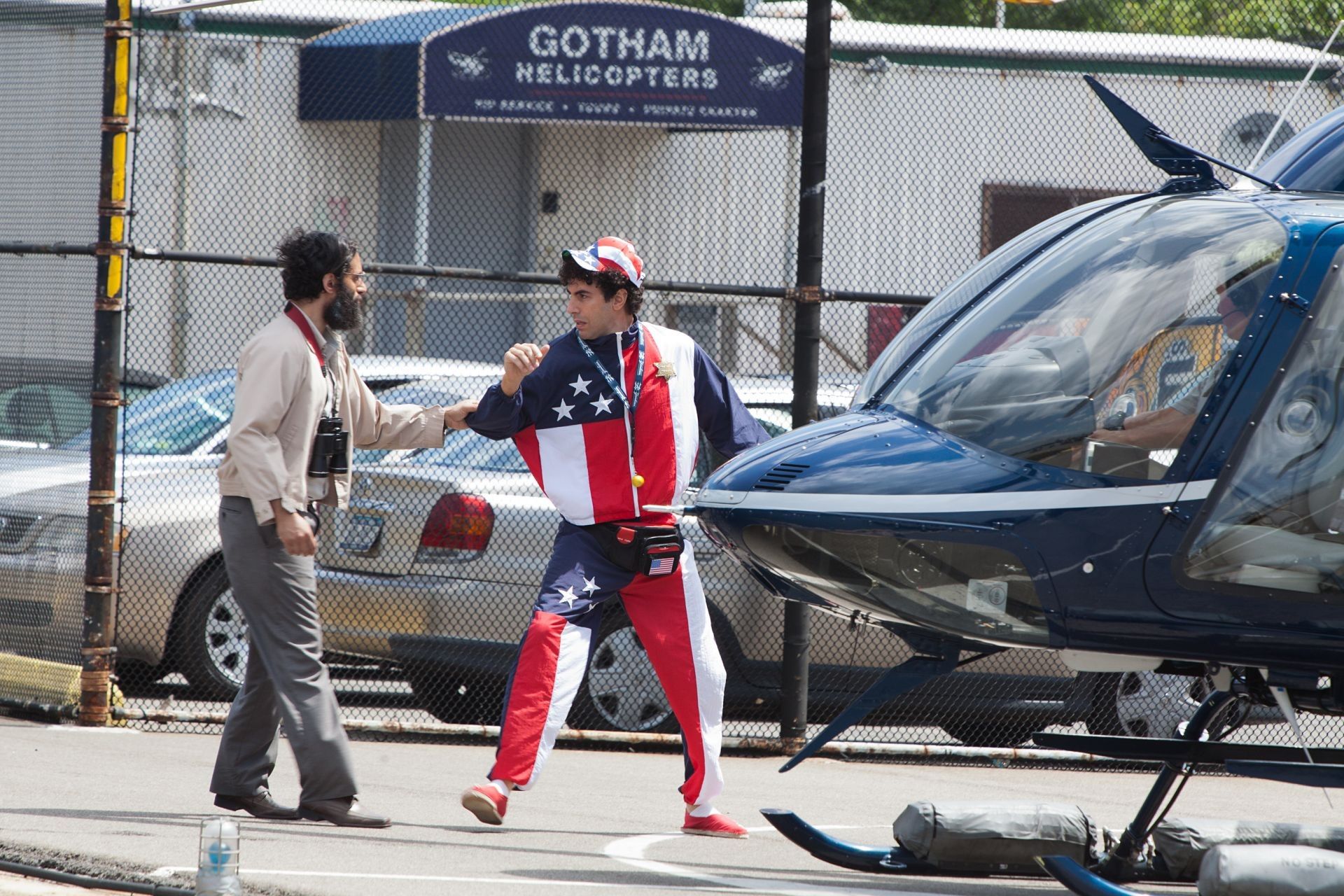 Jason Mantzoukas stars as Nadal and Sacha Baron Cohen stars as General Aladeen in Paramount Pictures' The Dictator (2012). Photo credit by Melinda Sue Gordon.