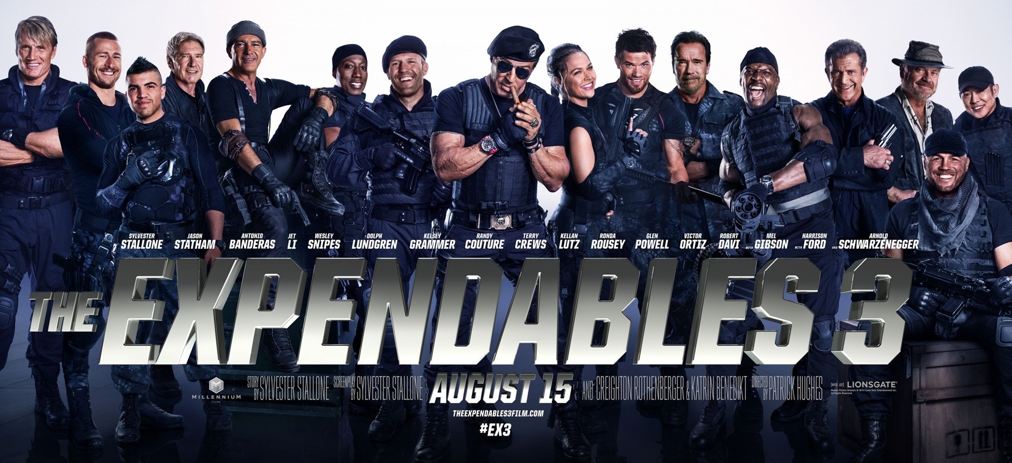 Poster of Lionsgate Film's The Expendables 3 (2014)