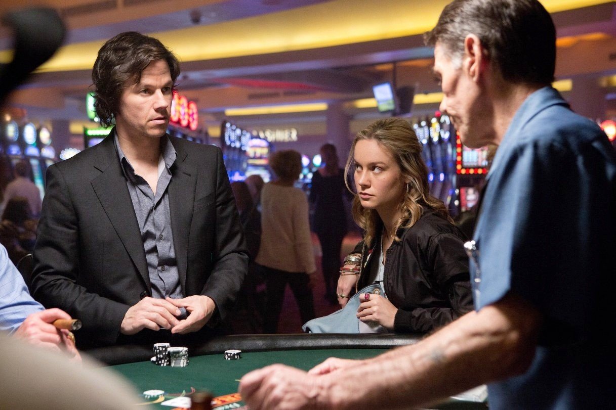 Mark Wahlberg stars as Jim Bennett and Brie Larson stars as Amy Phillips in Paramount Pictures' The Gambler (2014)