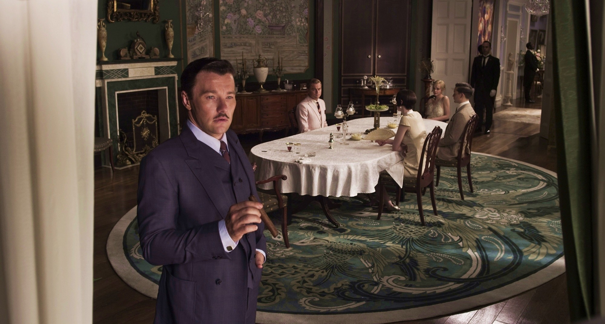 Joel Edgerton, Leonardo DiCaprio and Carey Mulligan in Warner Bros. Pictures' The Great Gatsby (2013)