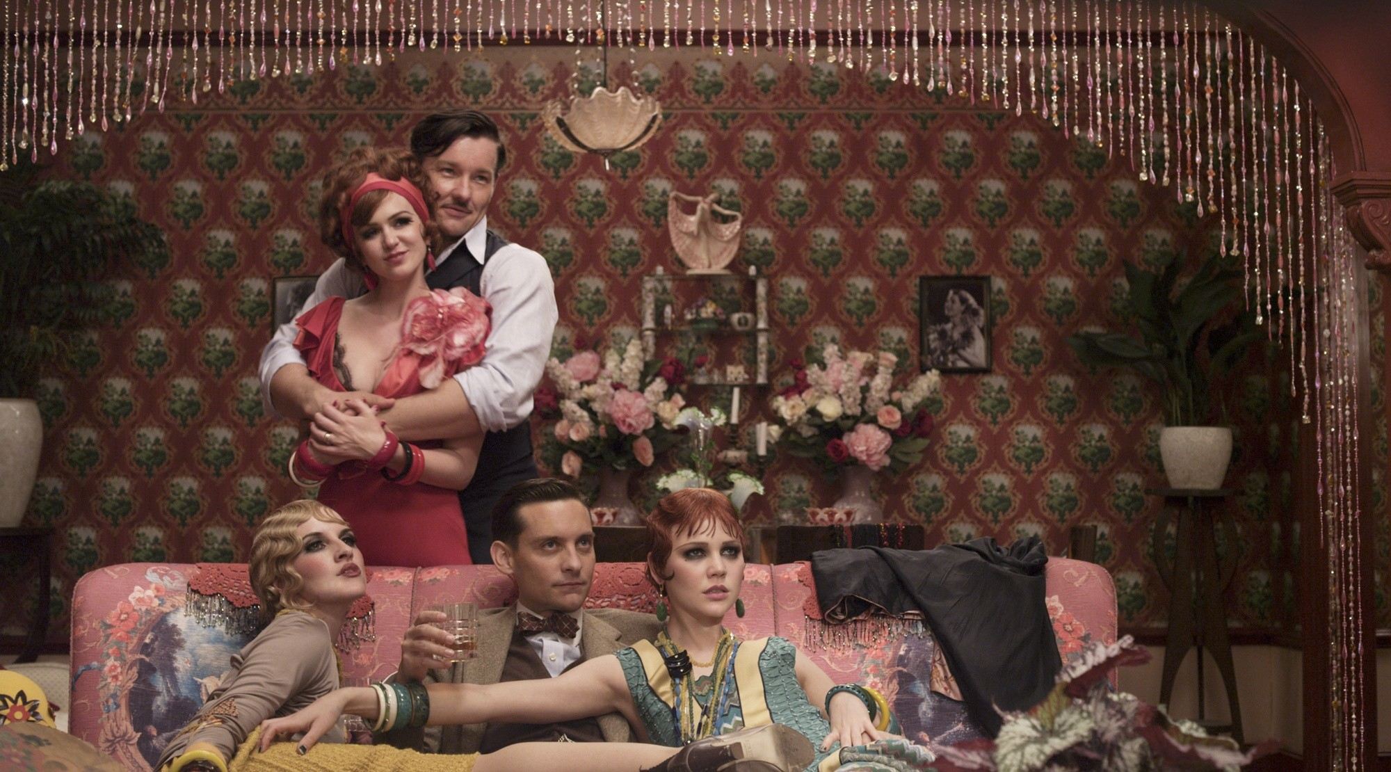Isla Fisher, Joel Edgerton and Tobey Maguire in Warner Bros. Pictures' The Great Gatsby (2013)