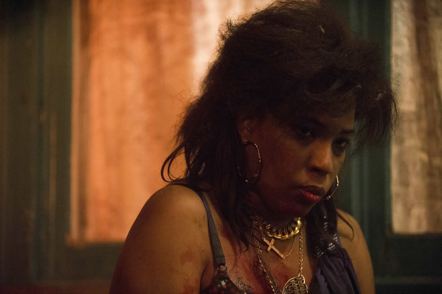 Macy Gray stars as Margette in Lifetime's The Grim Sleeper (2014). Photo credit by Carole Seagal.