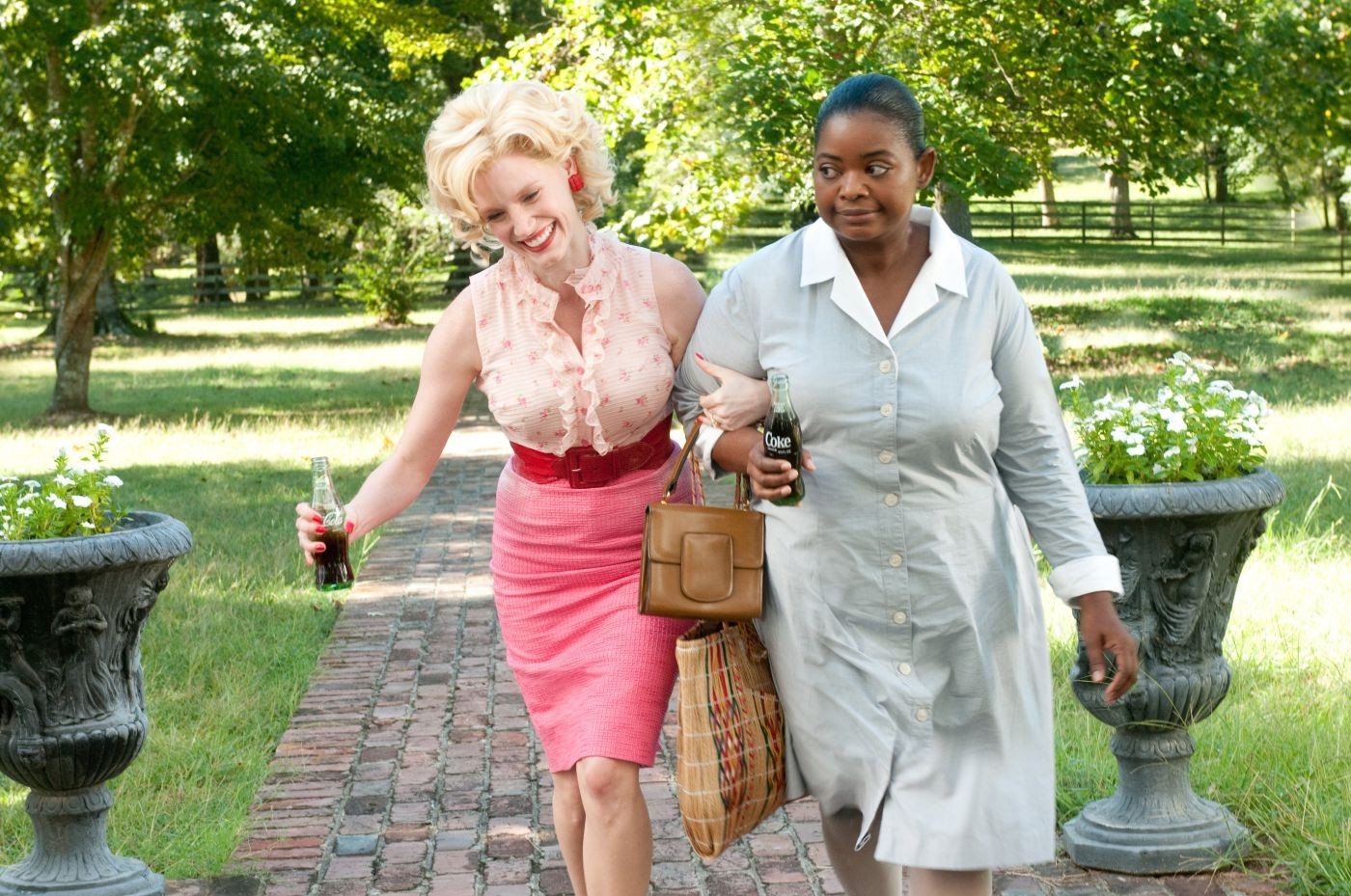 Jessica Chastain stars as Celia Foote and Octavia Spencer stars as Minny Jackson in DreamWorks SKG's The Help (2011)
