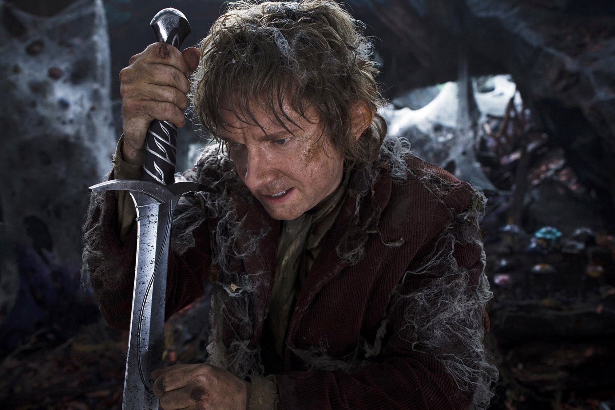 Martin Freeman stars as Bilbo Baggins in Warner Bros. Pictures' The Hobbit: An Unexpected Journey (2012)