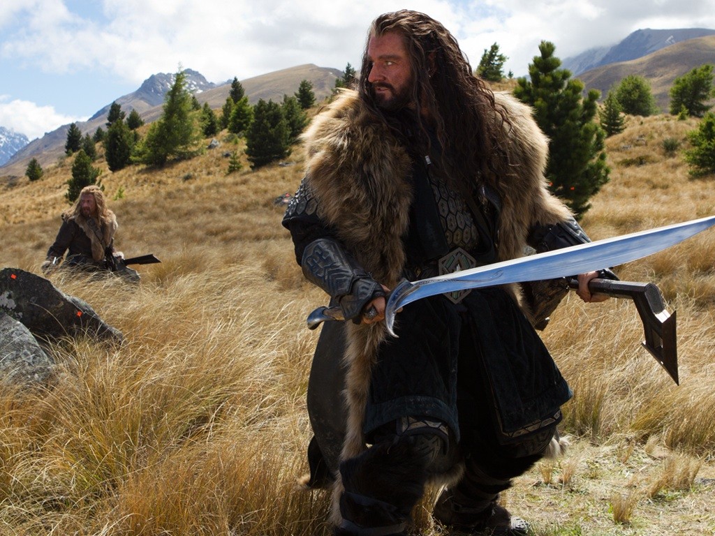 Richard Armitage stars as Thorin Oakenshield in Warner Bros. Pictures' The Hobbit: An Unexpected Journey (2012)