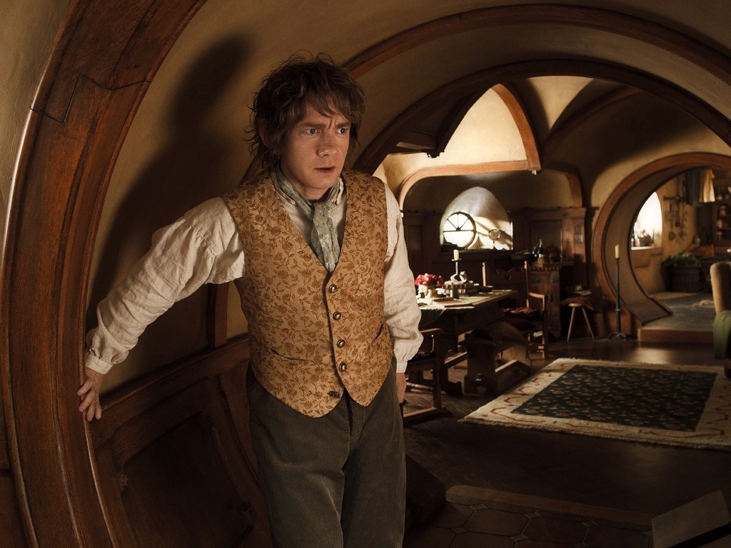 Martin Freeman stars as Bilbo Baggins in Warner Bros. Pictures' The Hobbit: An Unexpected Journey (2012)