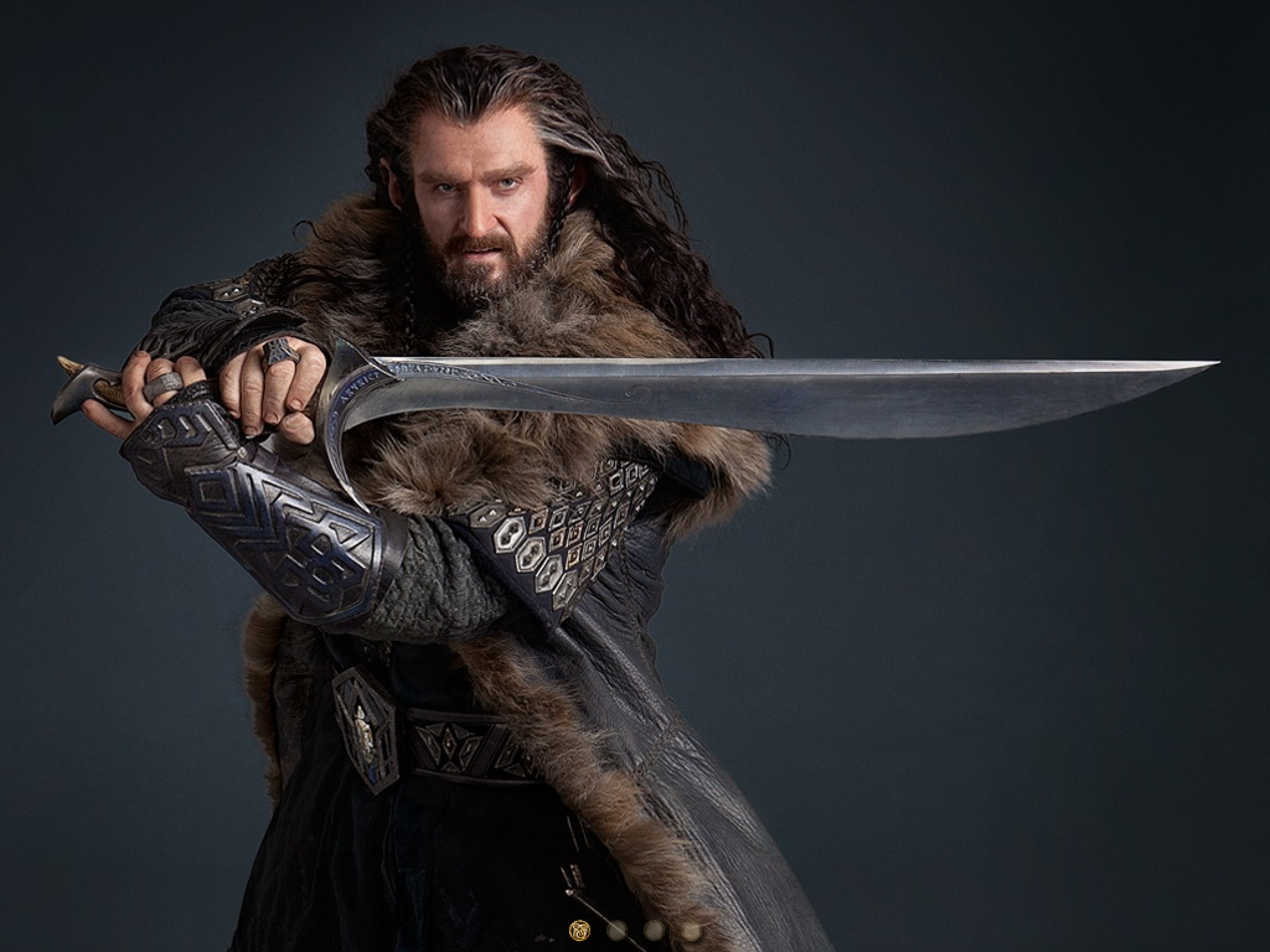 Richard Armitage stars as Thorin Oakenshield in Warner Bros. Pictures' The Hobbit: An Unexpected Journey (2012)