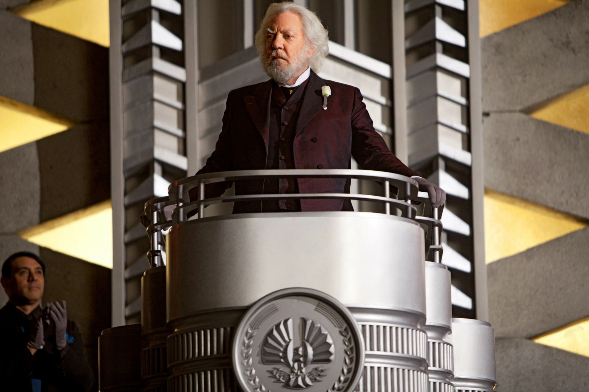 Donald Sutherland stars as President Snow Lionsgate Films' The Hunger Games (2012)