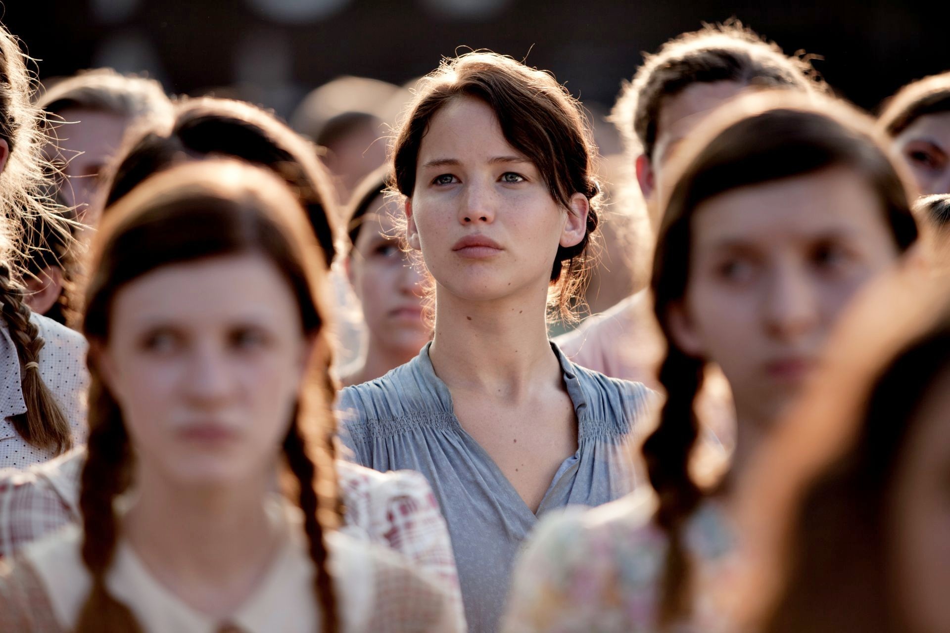 Jennifer Lawrence stars as Katniss Everdeen in Lionsgate Films' The Hunger Games (2012)