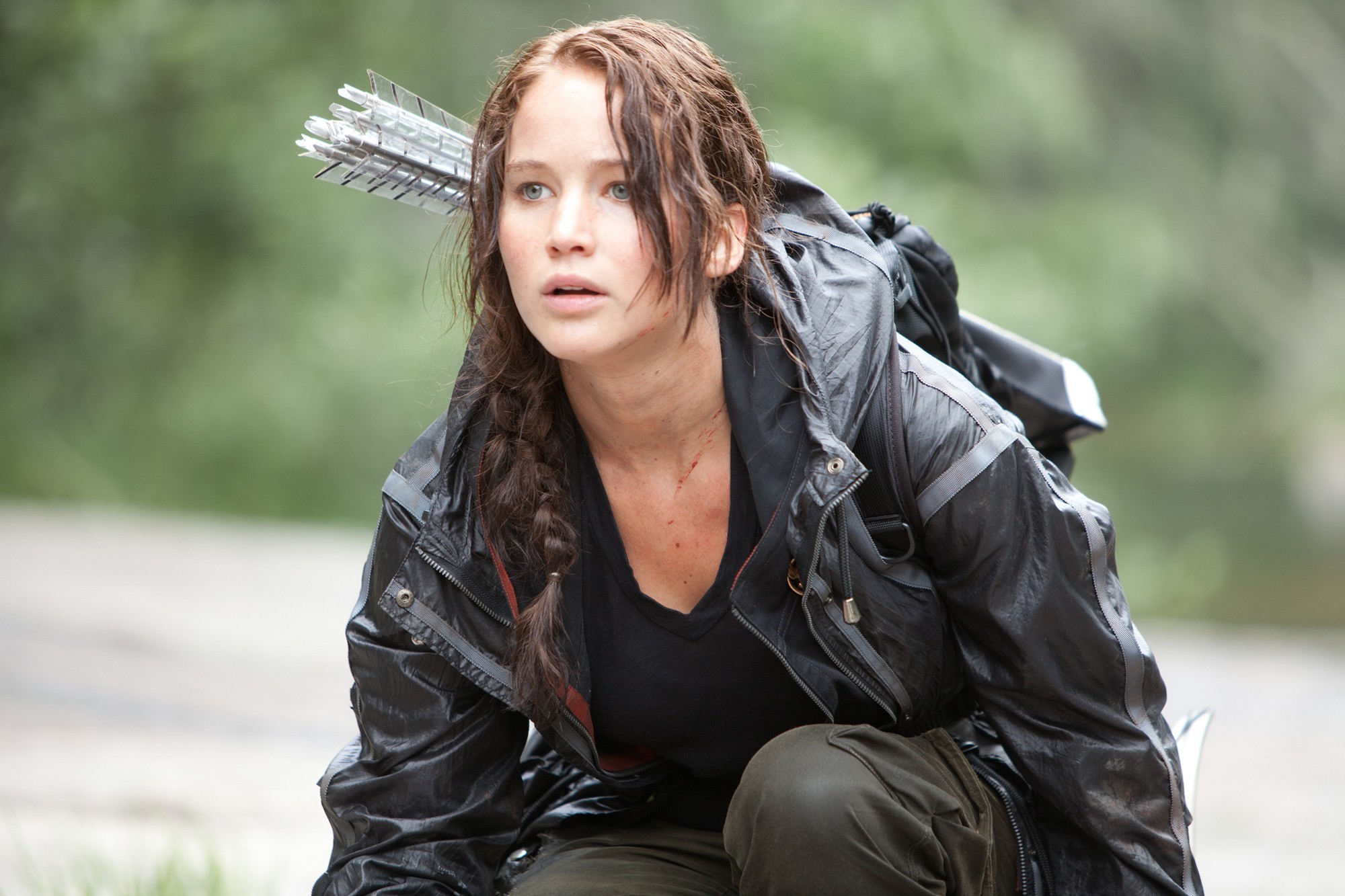 Jennifer Lawrence stars as Katniss Everdeen in Lionsgate Films' The Hunger Games (2012)