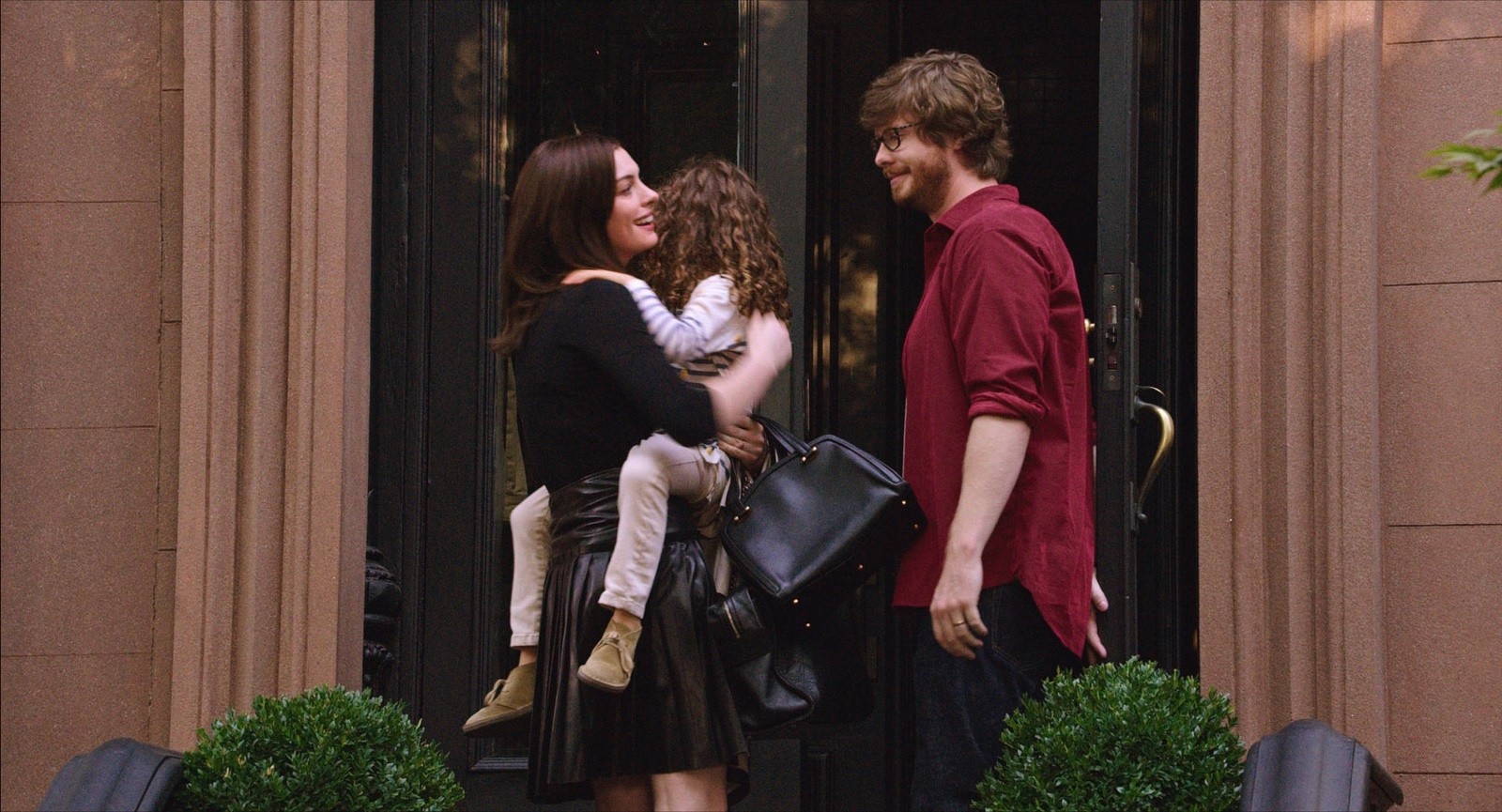 Anne Hathaway (stars as Jules Ostin) and Zack Pearlman in Warner Bros. Pictures' The Intern (2015)