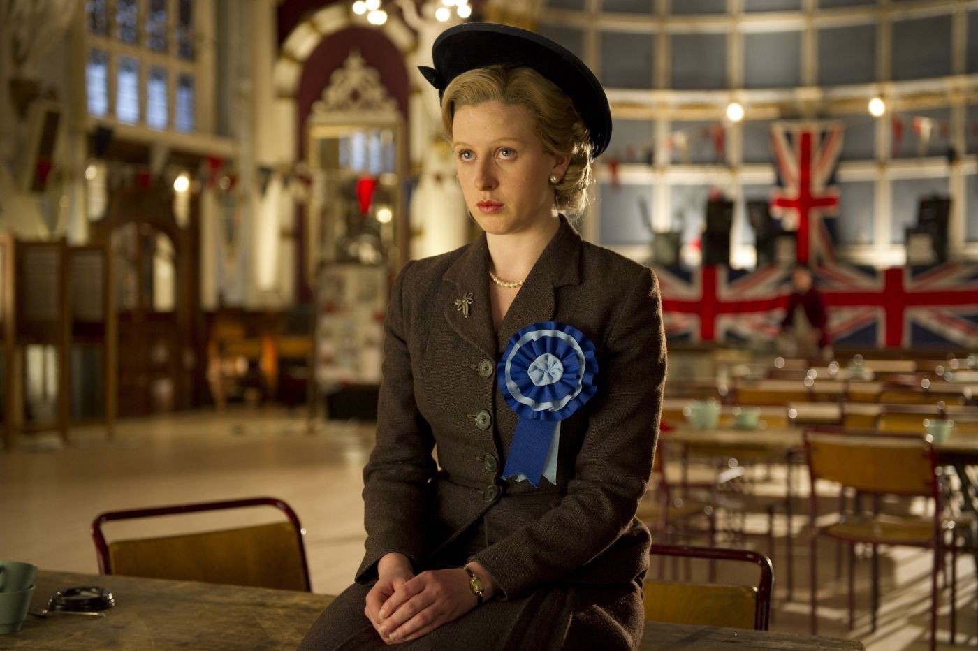 Alexandra Roach stars as Young Margaret Thatcher in The Weinstein Company's The Iron Lady (2012)