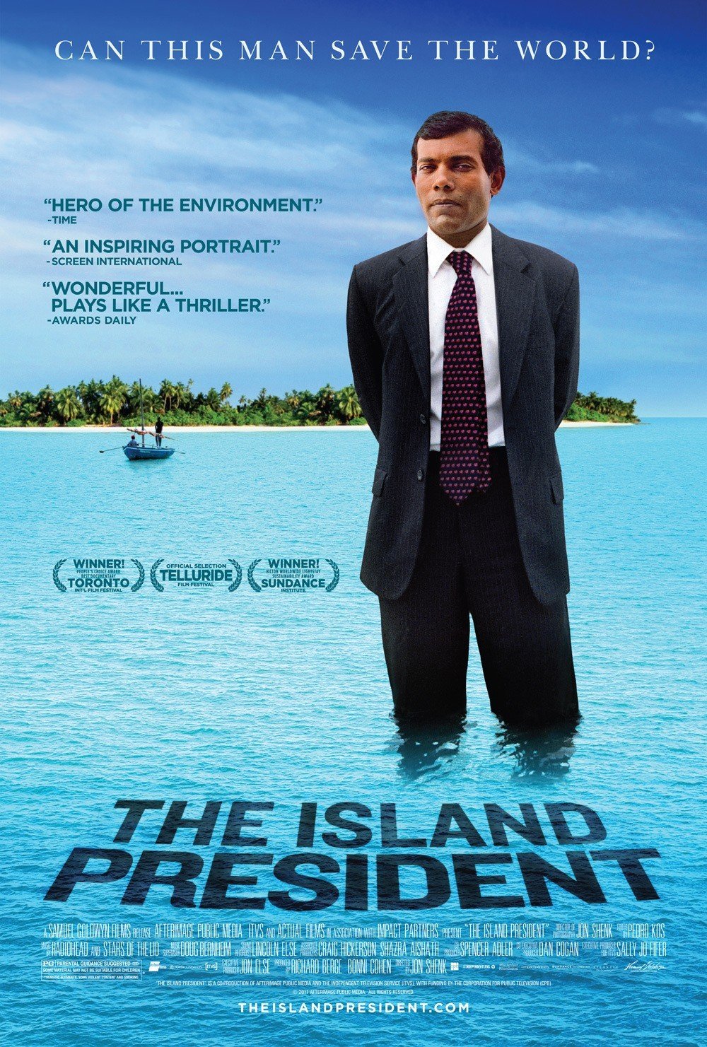 Poster of Samuel Goldwyn Films' The Island President (2012)