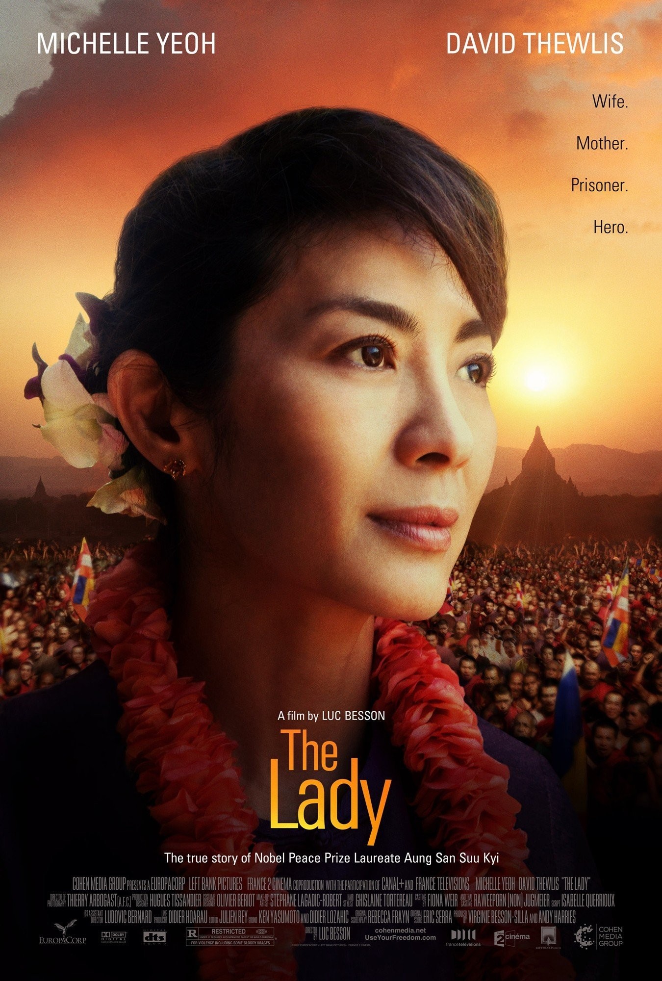 Poster of Cohen Media Group's The Lady (2012)