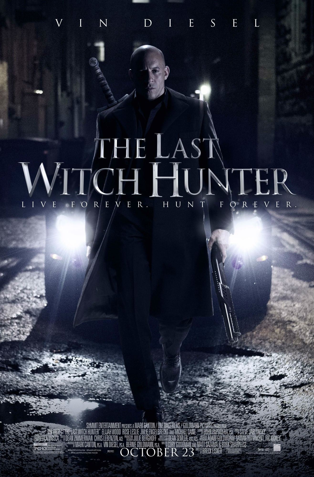 Poster of Summit Entertainment's The Last Witch Hunter (2015)