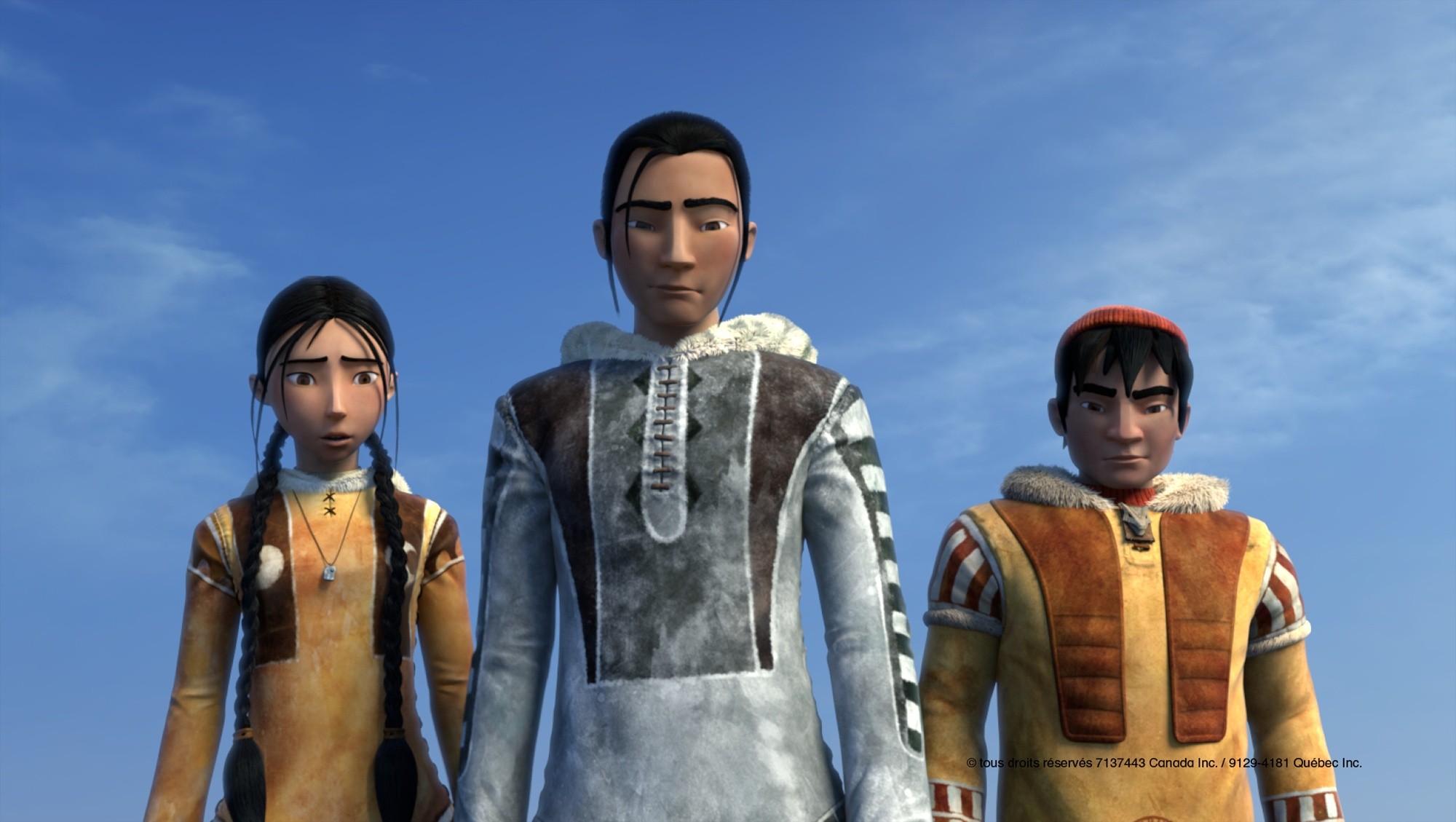 Apik, Markussi and Poutulik from Phase 4 Films' The Legend of Sarila (2013)