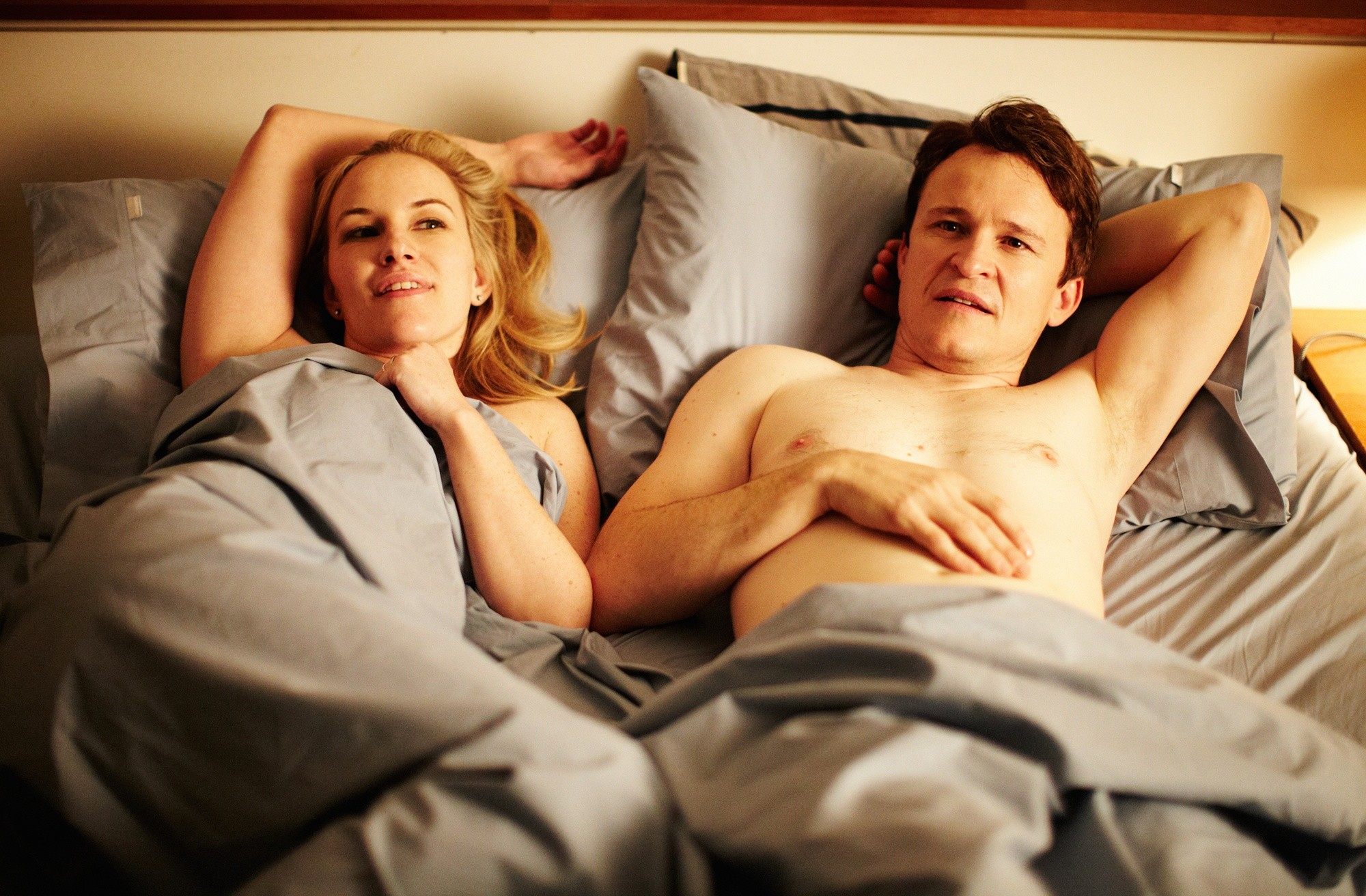 Kate Mulvany stars as Evie and Damon Herriman stars as Dan in Magnolia Pictures' The Little Death (2015)