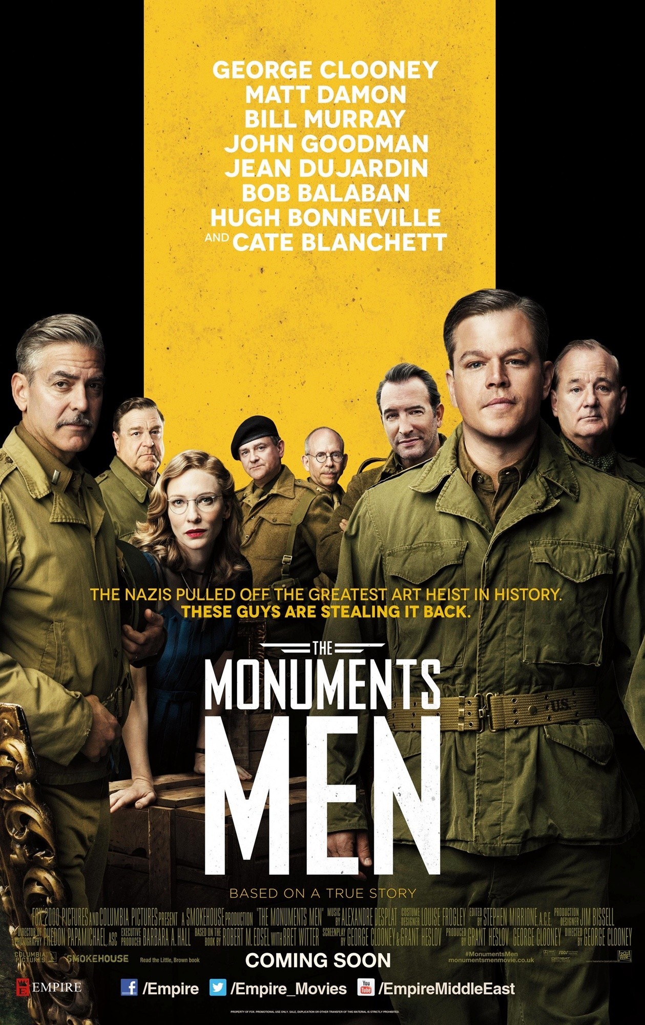 Poster of Columbia Pictures' The Monuments Men (2014)