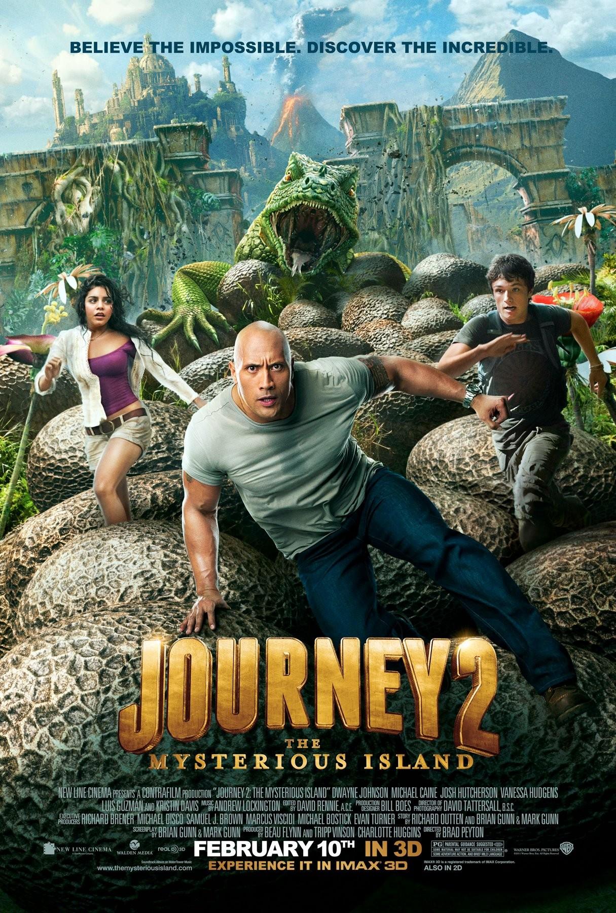 Poster of Warner Bros. Pictures' Journey 2: The Mysterious Island (2012)