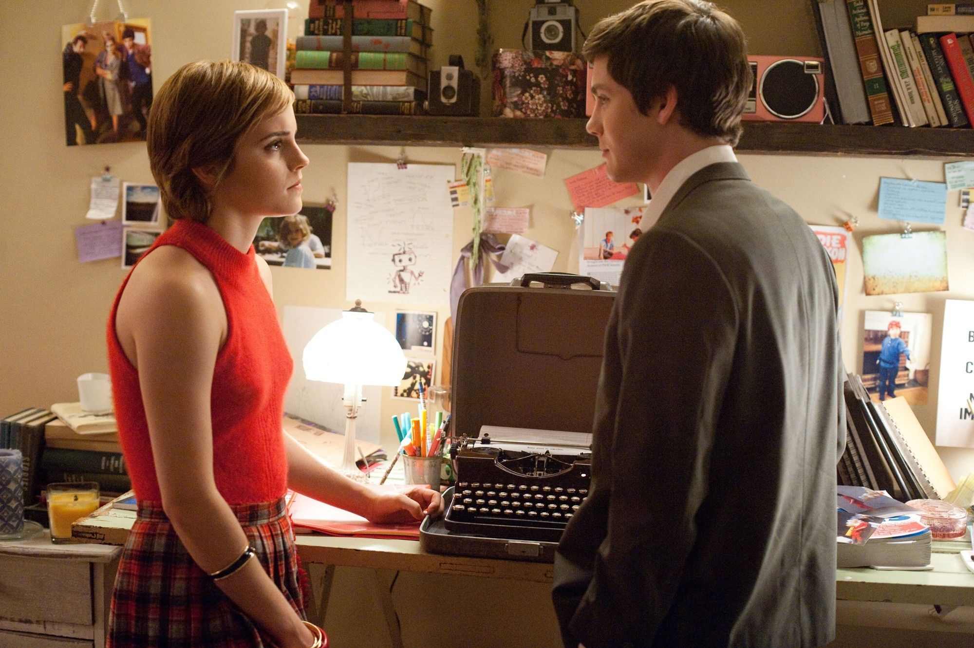 Emma Watson stars as Sam and Logan Lerman stars as Charlie in Summit Entertainment's The Perks of Being a Wallflower (2012)