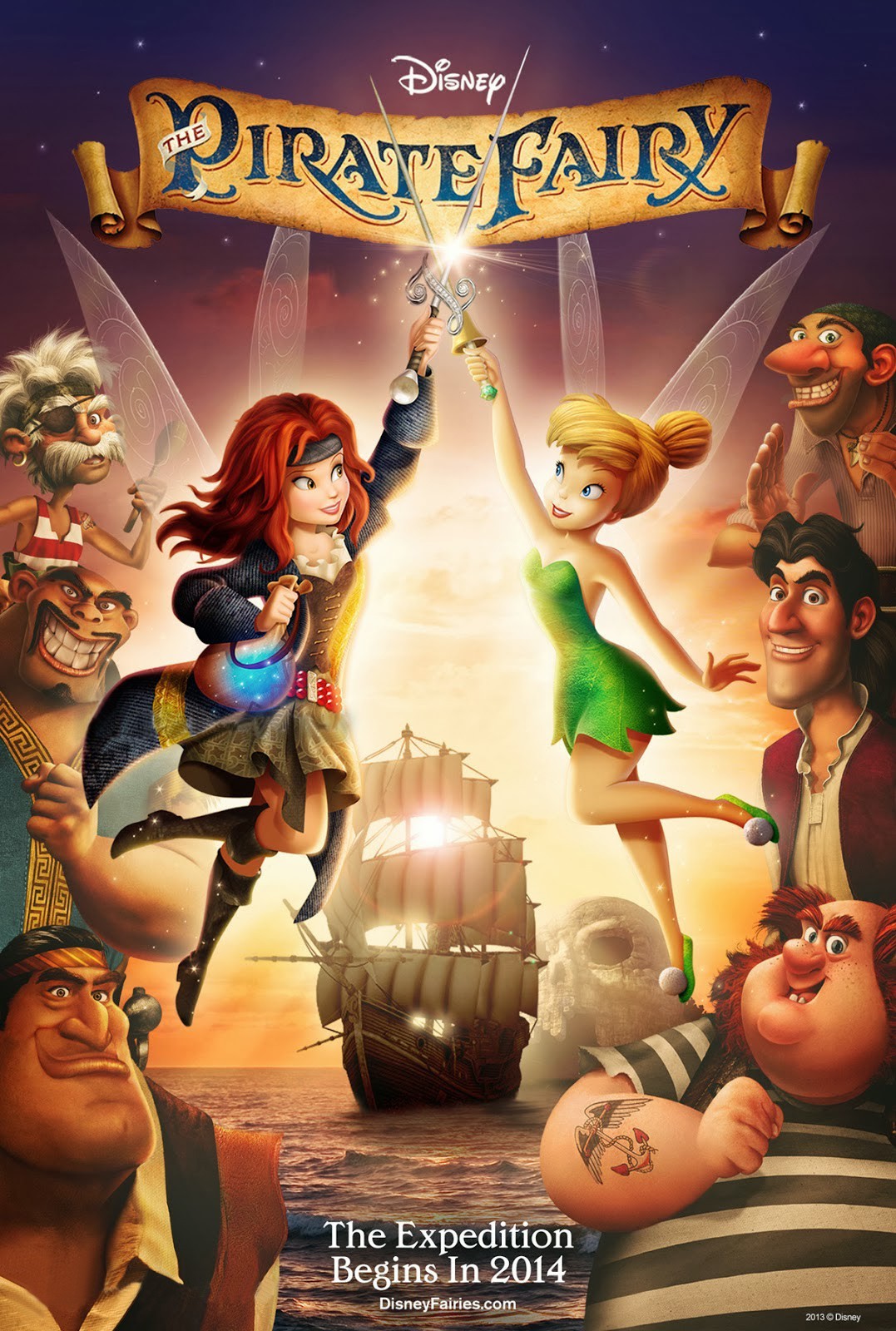 Poster of Walt Disney Pictures' The Pirate Fairy (2014)