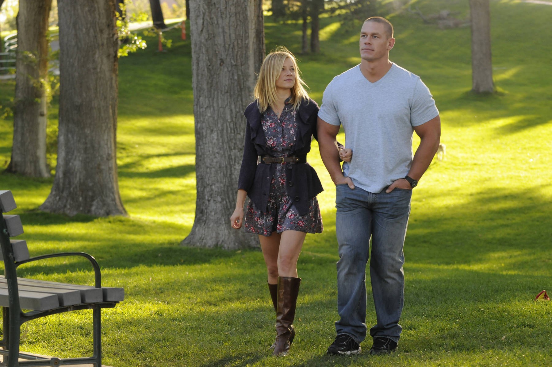 Amy Smart stars as Nina and John Cena stars as Sam Cleary in Samuel Goldwyn Films' The Reunion (2011)