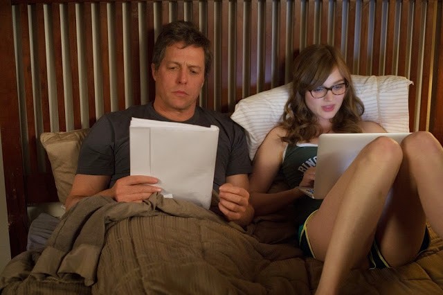Hugh Grant stars as Keith Michaels and Bella Heathcote stars as Karen in Image Entertainment's The Rewrite (2015)