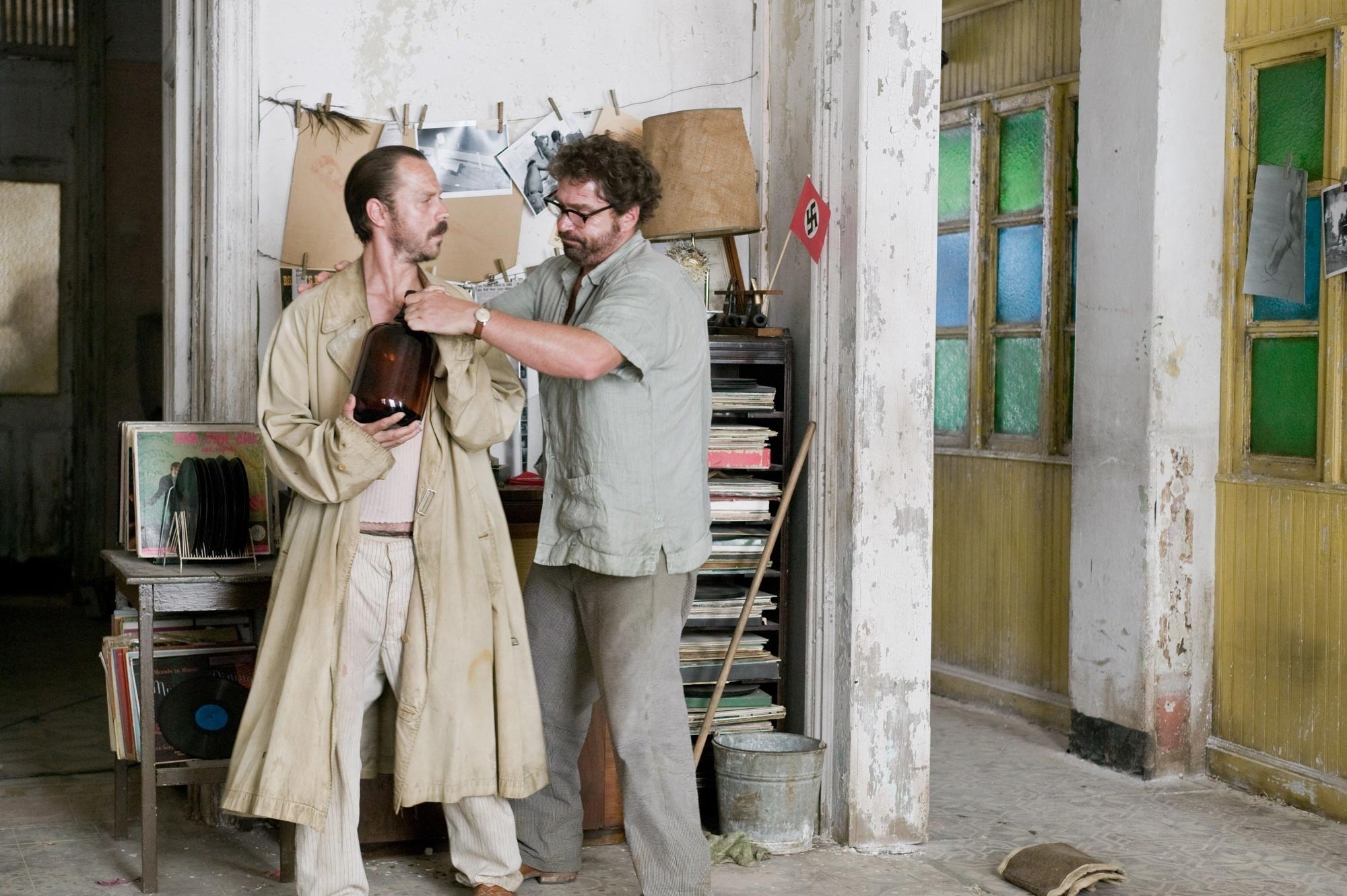 Giovanni Ribisi stars as Moberg and Michael Rispoli stars as Bob Sala in FilmDistrict's The Rum Diary (2011)