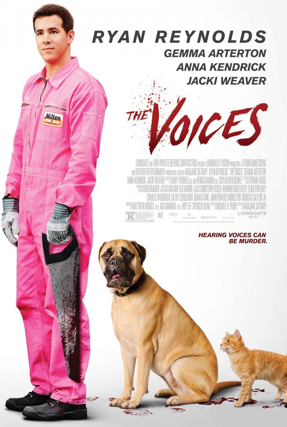 Poster of Lionsgate Films' The Voices (2015)