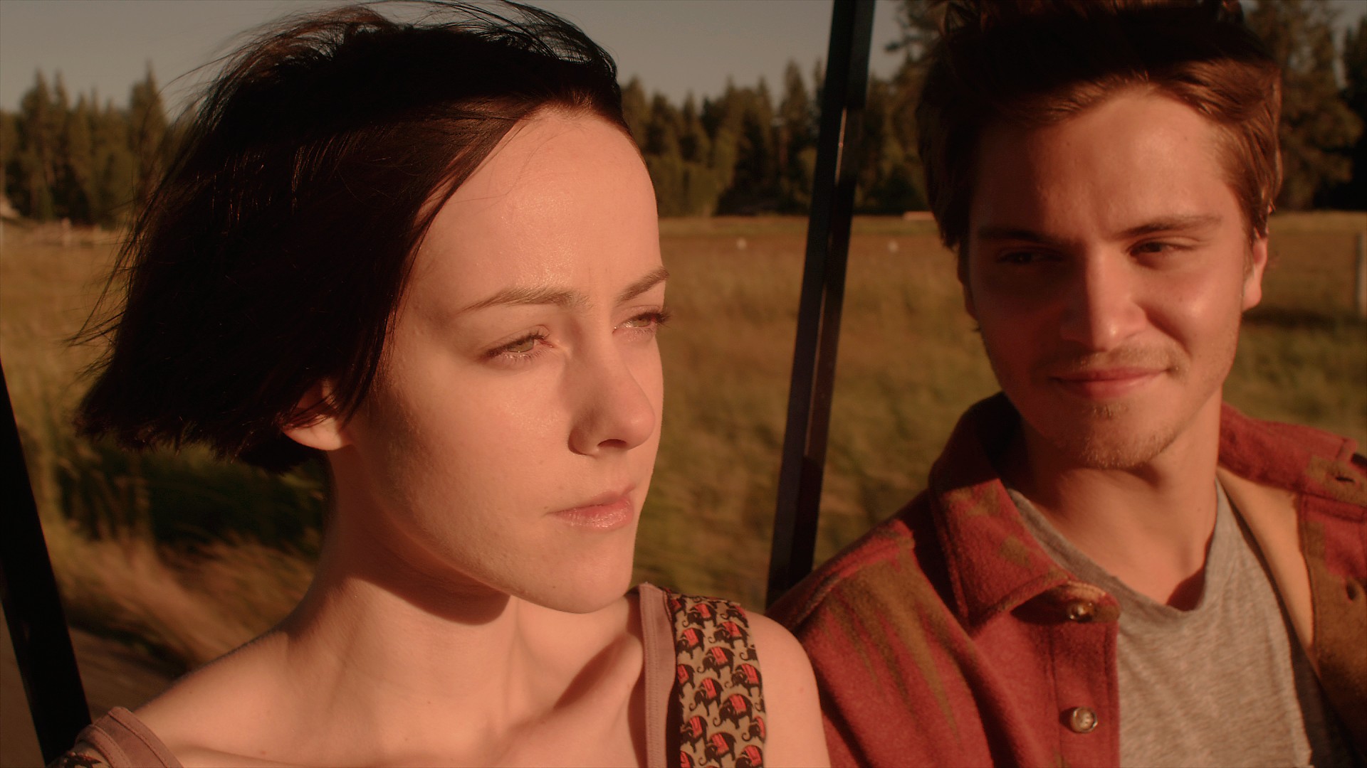 Jena Malone stars as Angela and Luke Grimes stars as Ben in Monterey Media's The Wait (2014)