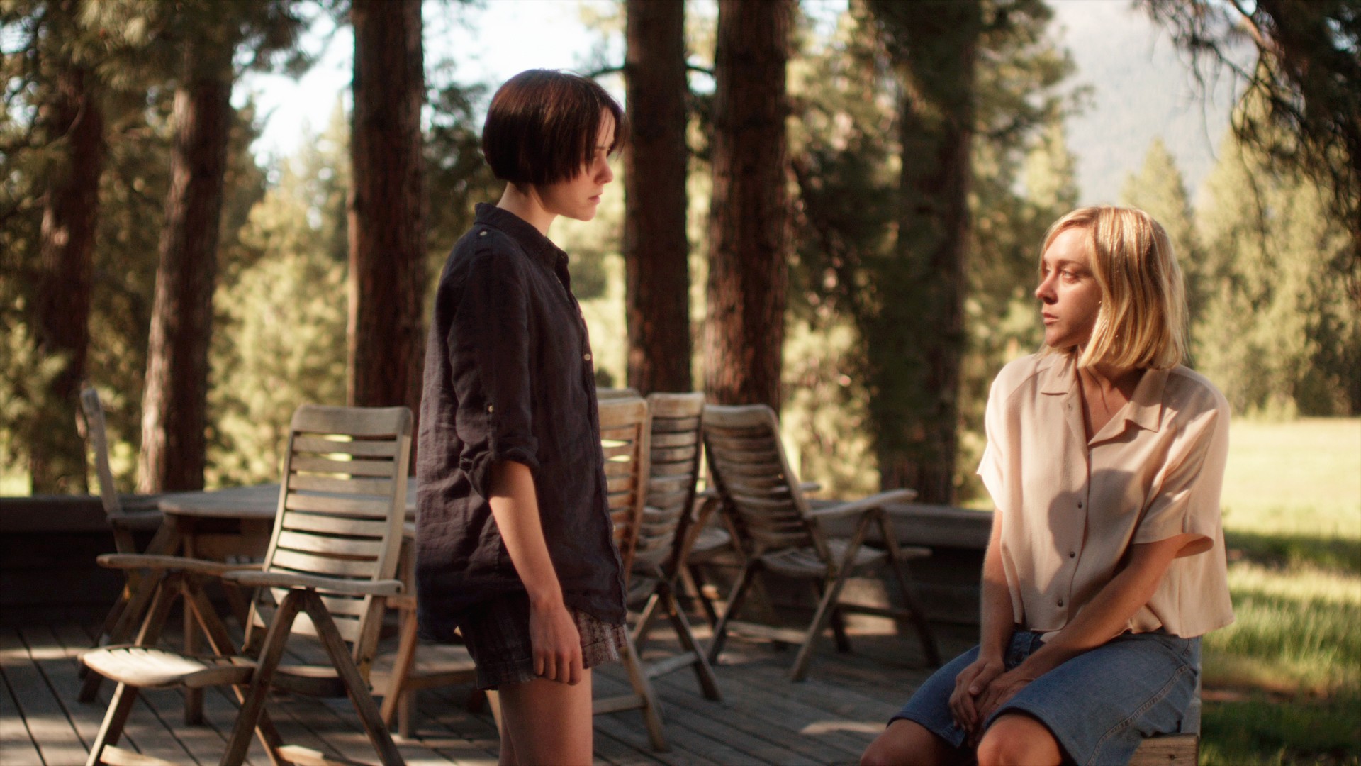 Jena Malone stars as Angela and Chloe Sevigny stars as Emma in Monterey Media's The Wait (2014)
