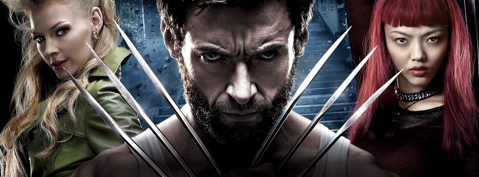 Svetlana Khodchenkova, Hugh Jackman and Rila Fukushima in 20th Century Fox's The Wolverine (2013)
