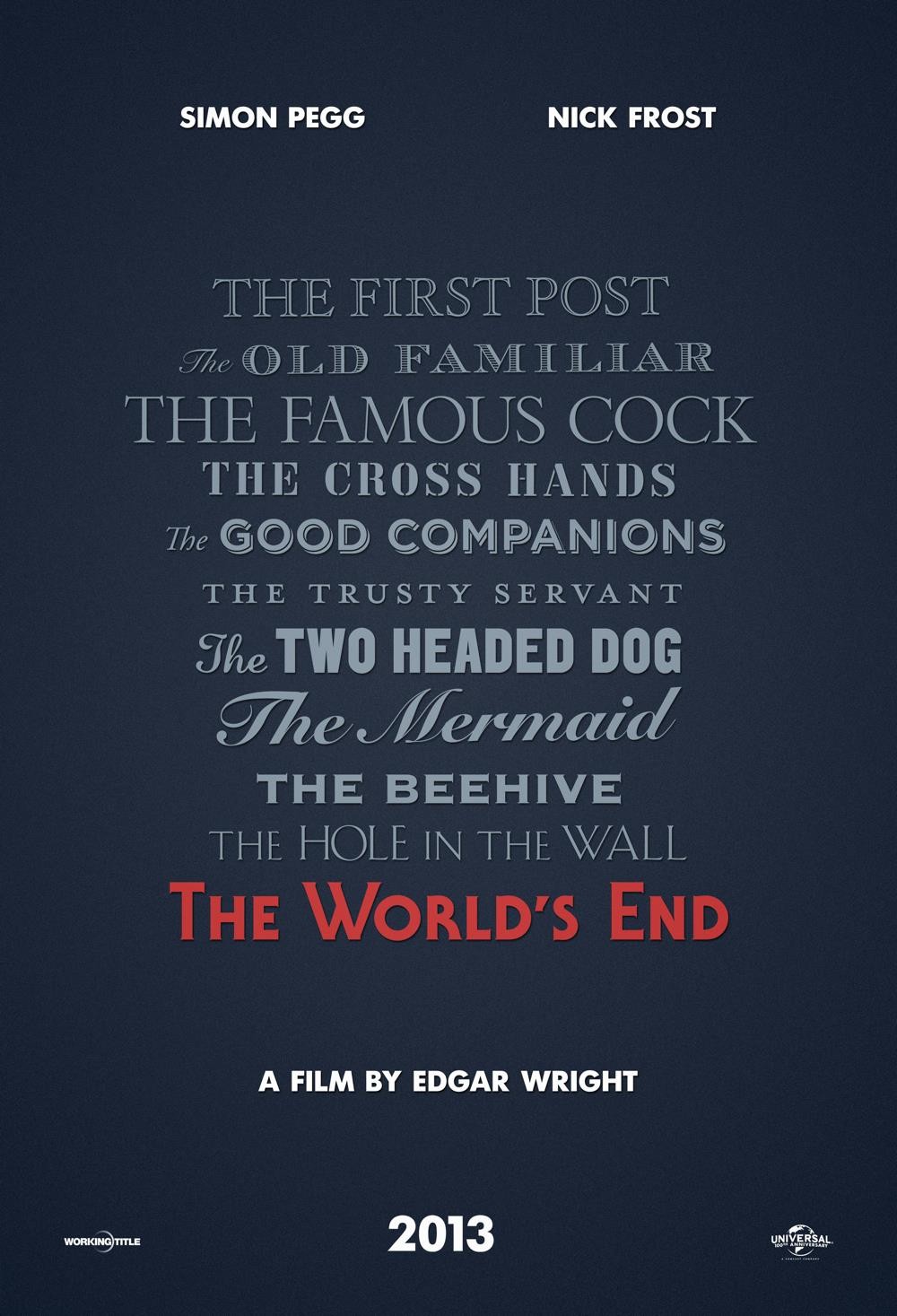 Poster of Focus Features' The World's End (2013)