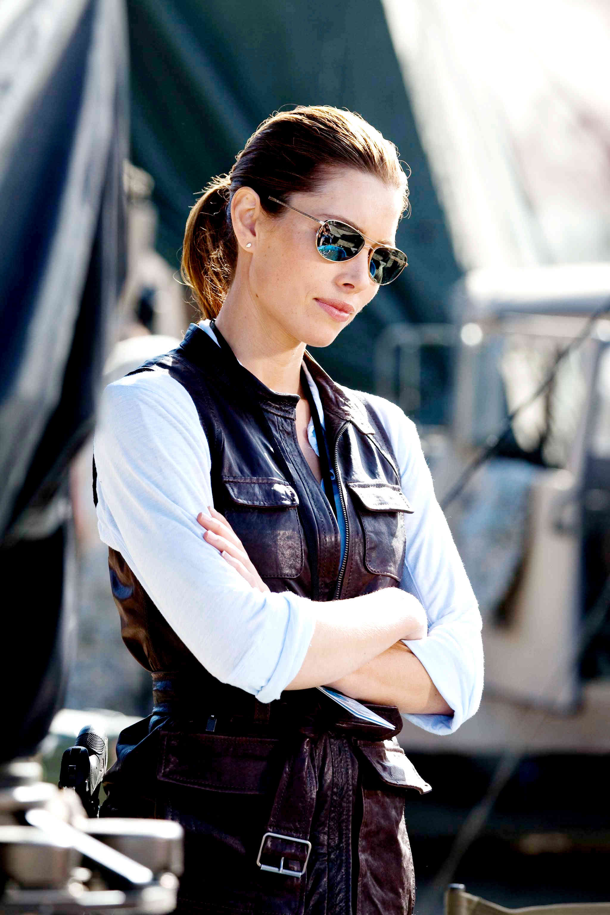 Jessica Biel stars as Lt. Sosa in The 20th Century Fox's The A-Team (2010)