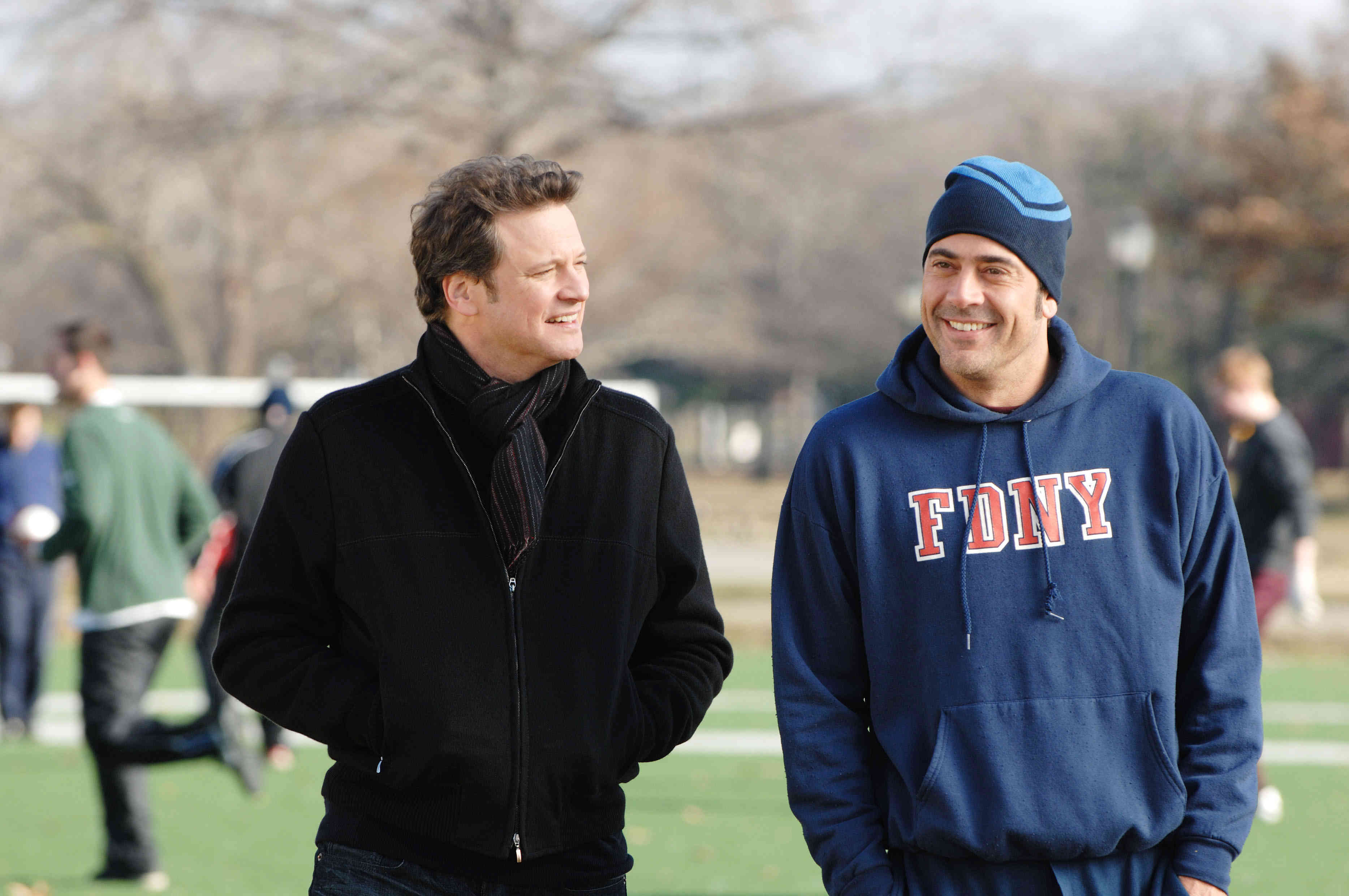 Colin Firth stars as Richard Bratton and Jeffrey Dean Morgan stars as Patrick Sullivan in Yari Film Group Releasing's The Accidental Husband (2009)