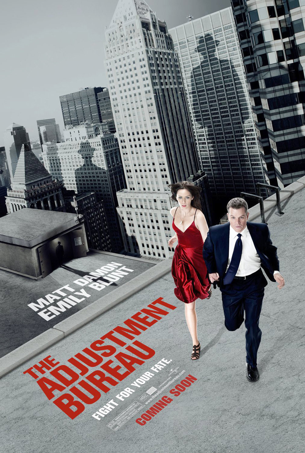 Poster of Universal Pictures' The Adjustment Bureau (2011)