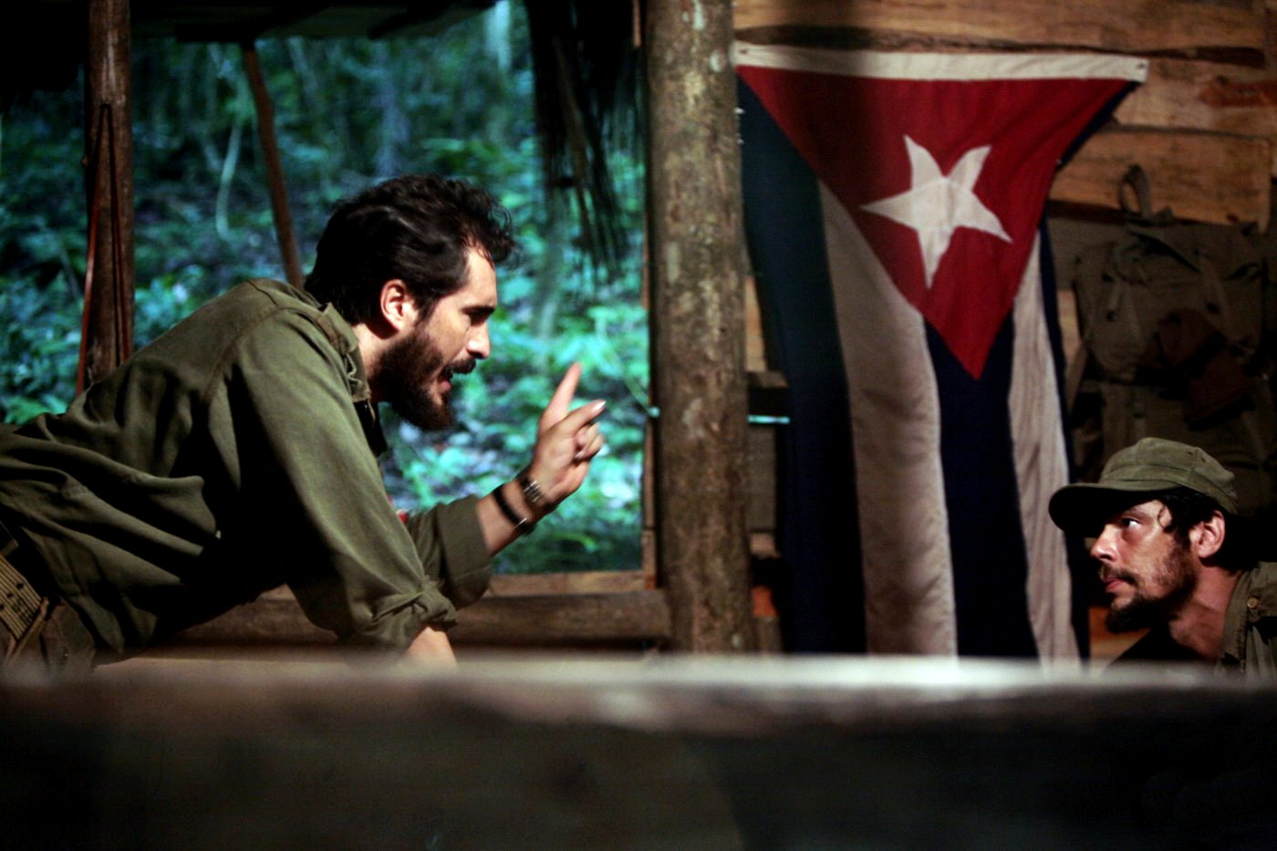 Demian Bichir stars as Fidel Castro and Benicio Del Toro stars as Che IFC Films' The Argentine (2008)