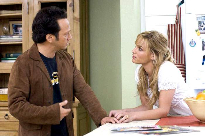 Rob Schneider and Molly Sims in Columbia Pictures' The Benchwarmers (2006)