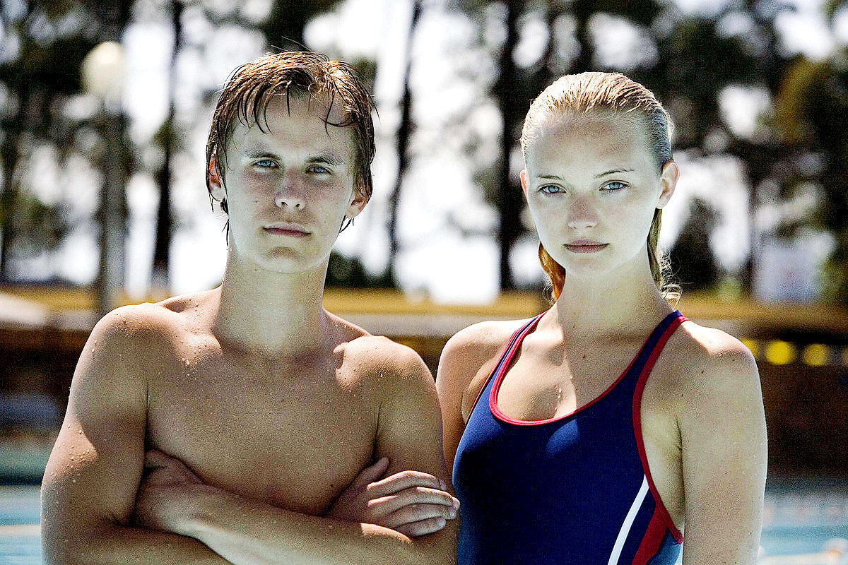 Rhys Wakefield stars as Thomas Mollison and Gemma Ward stars as Jackie Masters in NeoClassics Films' The Black Balloon (2008)