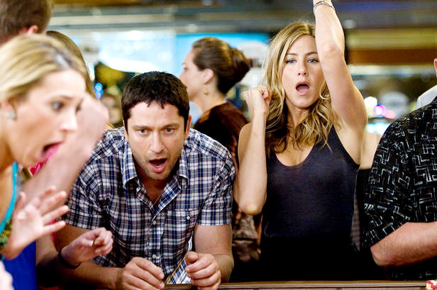 Gerard Butler stars as Milo Boyd and Jennifer Aniston stars as Nicole Hurly in Columbia Pictures' The Bounty Hunter (2010)
