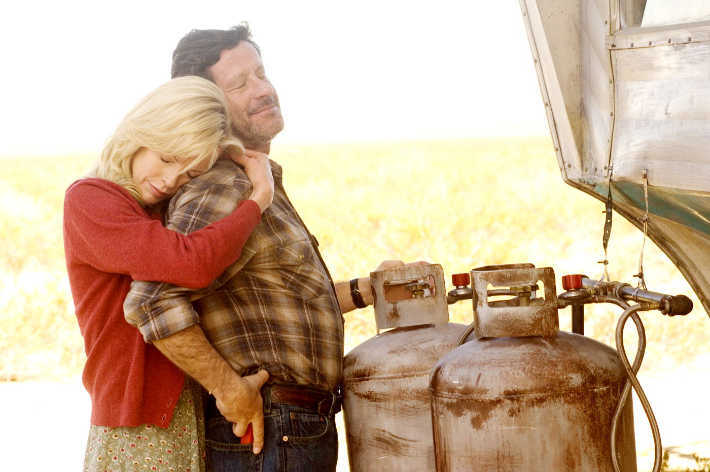 Kim Basinger stars as Gina and Joaquim de Almeida stars as Nick in Magnolia Pictures' The Burning Plain (2009)