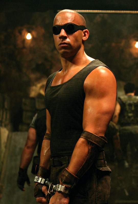 Vin Diesel as Riddick in Universal Pictures' The Chronicles of Riddick (2004)