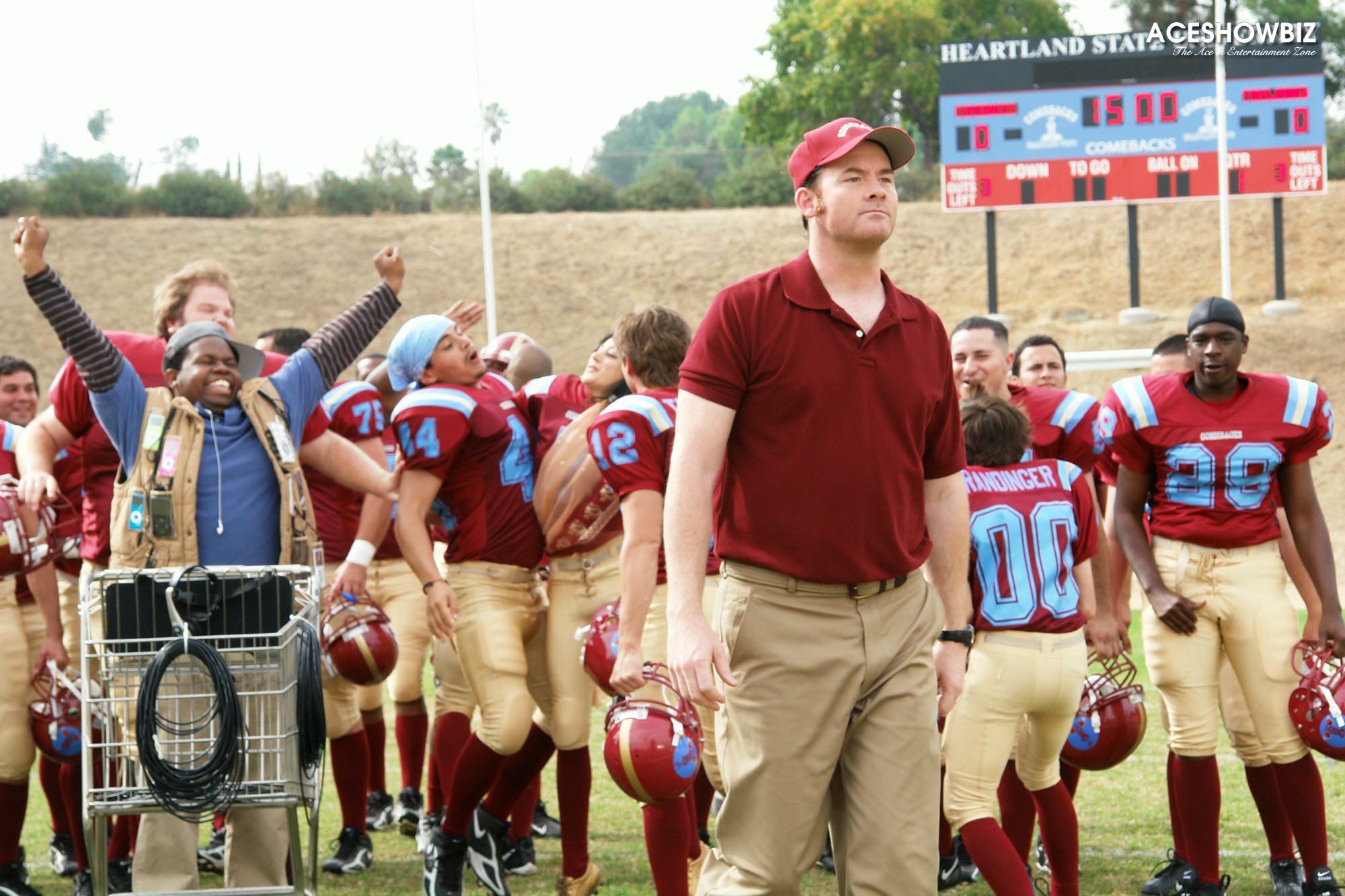 David Koechner as Coach Fields in Fox Atomic's The Comebacks (2007)